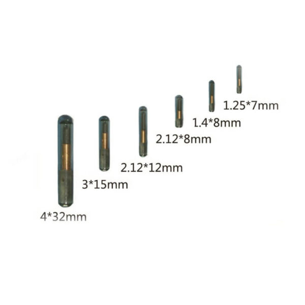 Étiquette RFID pour tube de verre