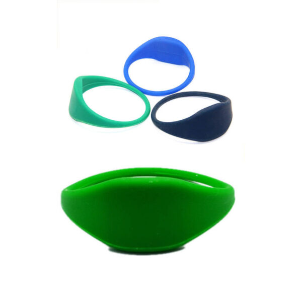 Pulseira de silicone para rosto redondo RFID