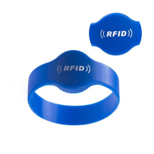 Braccialetto in silicone con faccia tonda RFID