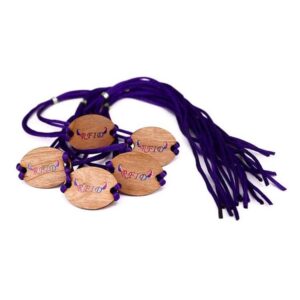 Pulseira de madeira RFID