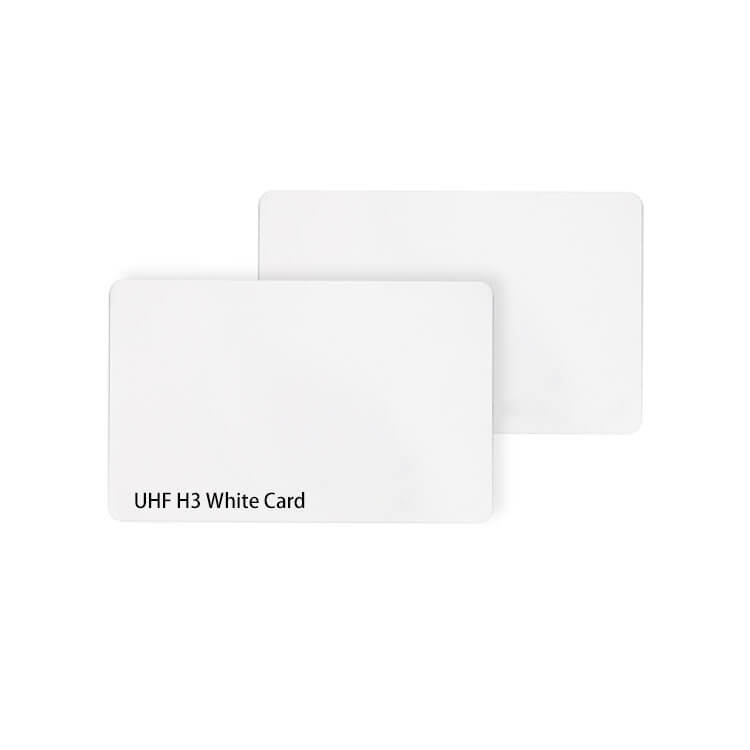 Cheap Blank White UHF RFID Smart Card ISO18000-6C