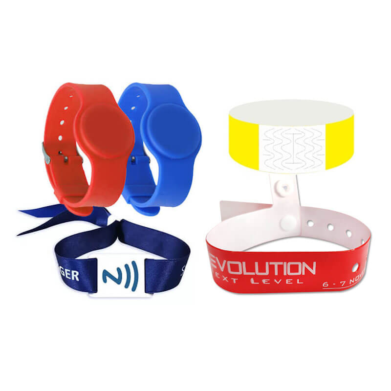 Passive Patient Sign Tracking RFID Wristbands Custom 13.56MHz Medical NFC RFID  Bracelets - ZD Technology