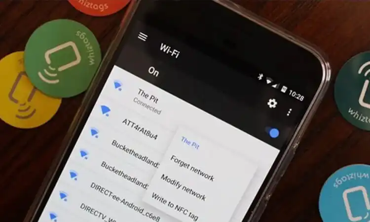 nfc tags to connect to wi fi